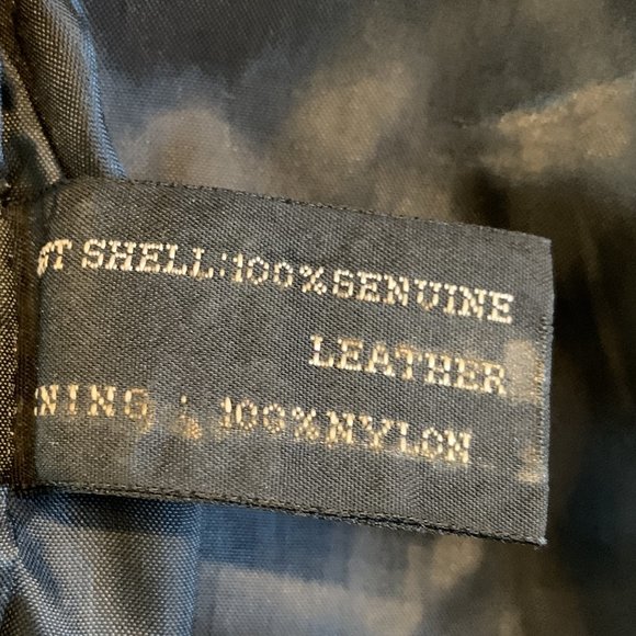 Vintage 100% Leather Women Full Length Trench Coatt   M  S  6 8 - Picture 6 of 12